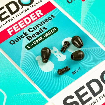 Sedo Feeder Quick Connect Beads- Dark Green S